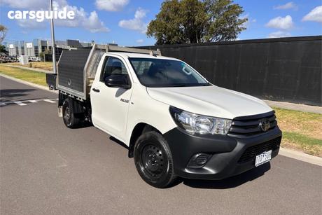 White 2020 Toyota Hilux Cab Chassis Workmate