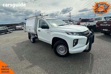 White 2020 Mitsubishi Triton Cab Chassis Glx