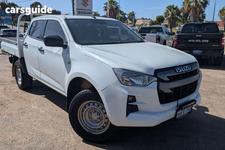 White 2020 Isuzu D-MAX Crew Cab Chassis Sx (4X2)
