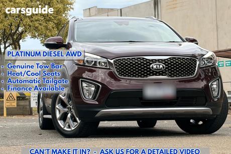 Orange 2016 Kia Sorento Wagon Platinum (4X4)