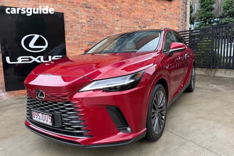 Red 2025 Lexus Rx450H+ Wagon Sports Luxury Awd Hybrid