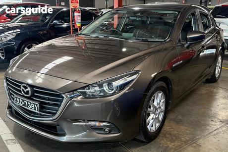 Brown 2018 Mazda 3 Hatchback Maxx Sport