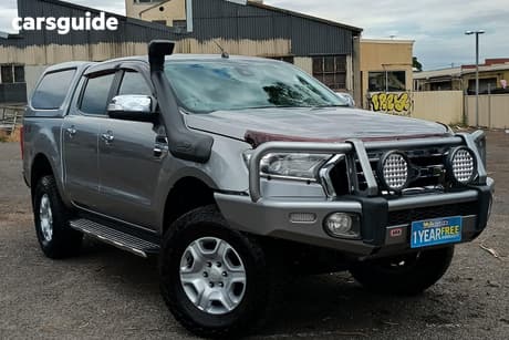 Silver 2016 Ford Ranger Dual Cab Utility Xlt 3.2 (4X4)