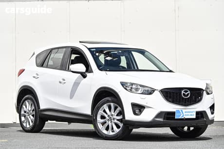 White 2013 Mazda CX-5 Wagon Grand Tourer (4X4)