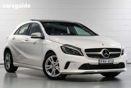 White 2015 Mercedes-Benz A180 Hatchback Be