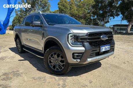 Silver 2023 Ford Ranger Double Cab Pick Up Wildtrak 2.0 (4X4)