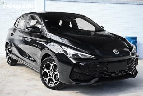 Black 2025 MG MG3 Hatchback Excite