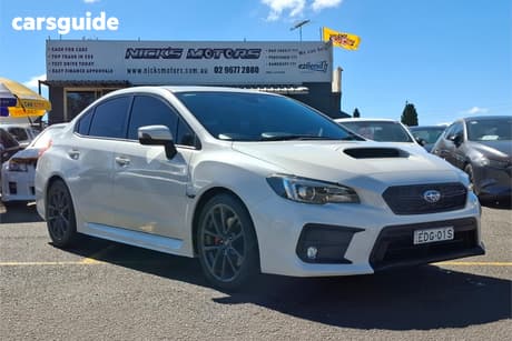 White 2019 Subaru WRX Sedan Premium (Awd)
