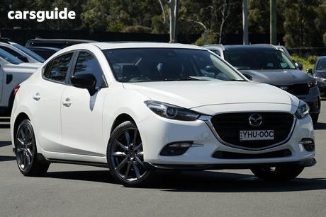 White 2017 Mazda 3 Sedan Sp25 Astina