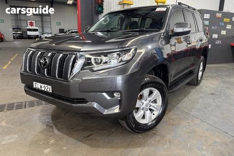Grey 2021 Toyota Landcruiser Prado Wagon Gxl