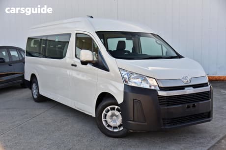 White 2020 Toyota HiAce Bus Slwb Commuter (12 Seats)