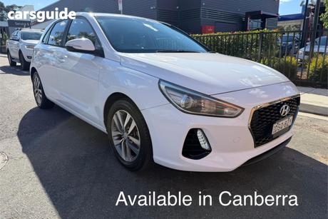 White 2018 Hyundai I30 Hatchback Active