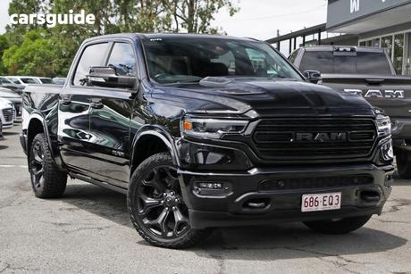 Black 2022 RAM 1500 Crew Cab Utility Limited Rambox (Hybrid)