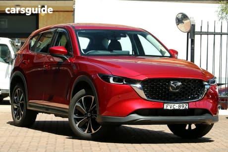 Red 2025 Mazda CX-5 Wagon G25 Touring (Fwd)