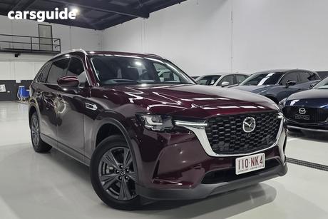 Red 2025 Mazda CX-80 Wagon D50E Touring