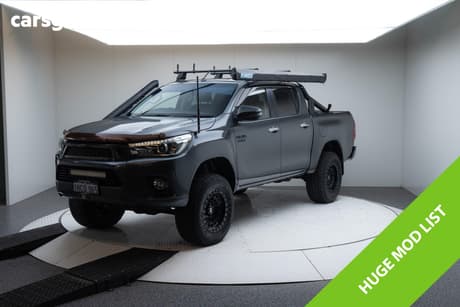 Grey 2018 Toyota Hilux Dual Cab Utility Sr5 (4X4)