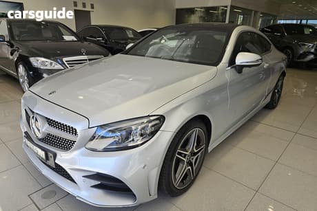 Silver 2019 Mercedes-Benz C200 Coupe