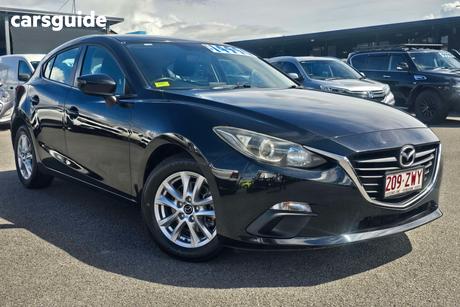 Black 2014 Mazda 3 Hatchback Maxx