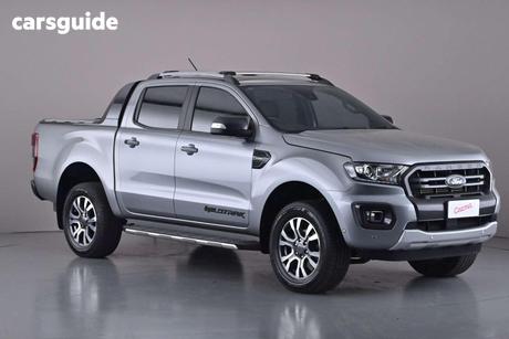 Silver 2019 Ford Ranger Double Cab Pick Up Wildtrak 2.0 (4X4)