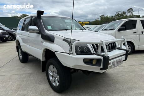 White 2004 Toyota Landcruiser Prado Wagon Gxl (4X4)