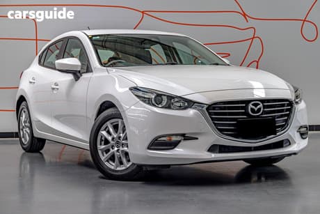 White 2017 Mazda 3 Hatchback Neo