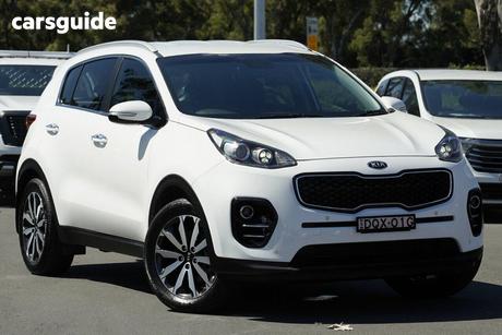 White 2017 Kia Sportage Wagon Sli (Fwd)