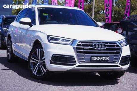 White 2017 Audi Q5 Wagon 2.0 Tfsi Quattro Sport