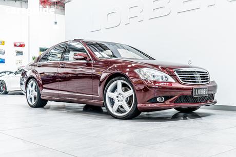 Red 2007 Mercedes-Benz S500 Sedan 221