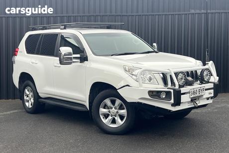 White 2012 Toyota Landcruiser Prado SUV GXL 4X4