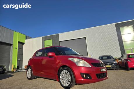 Red 2012 Suzuki Swift Hatchback Glx