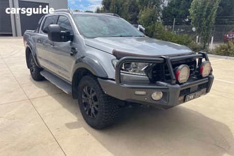 Silver 2021 Ford Ranger Double Cab Pick Up Wildtrak 2.0 (4X4)