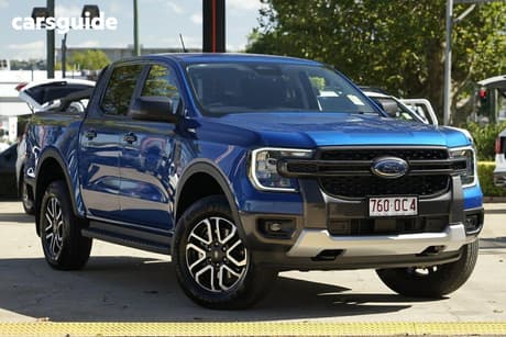 Blue 2025 Ford Ranger Double Cab Pick Up Sport 2.0 (4X4)