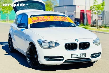 White 2012 BMW 116I Hatchback
