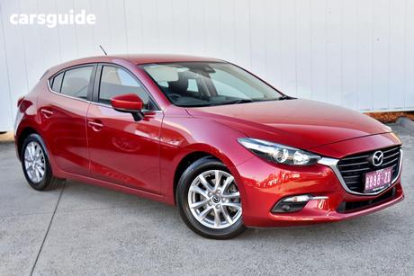 Red 2016 Mazda 3 Hatchback Maxx