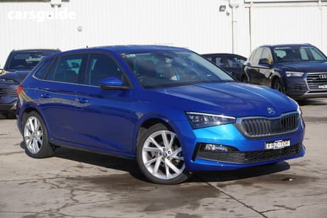 Blue 2022 Skoda Scala Hatchback Signature 110Tsi