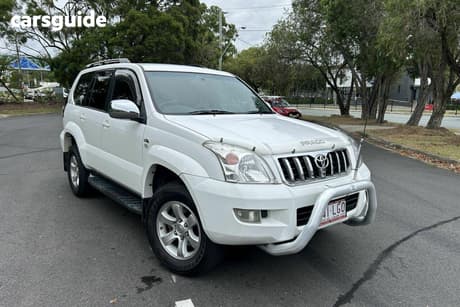White 2008 Toyota Landcruiser Prado Wagon Gxl (4X4)