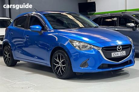 Blue 2015 Mazda 2 Hatchback Neo