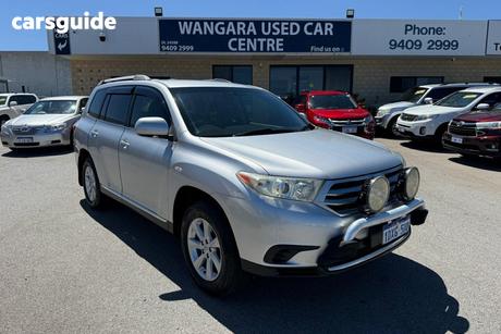 Silver 2012 Toyota Kluger Wagon Kx-R (4X4) 7 Seat