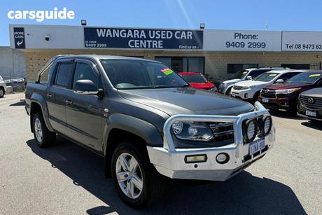 Grey 2017 Volkswagen Amarok Dual Cab Utility V6 Tdi Sportline