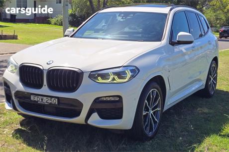 White 2019 BMW X3 Wagon Xdrive30I M-Sport