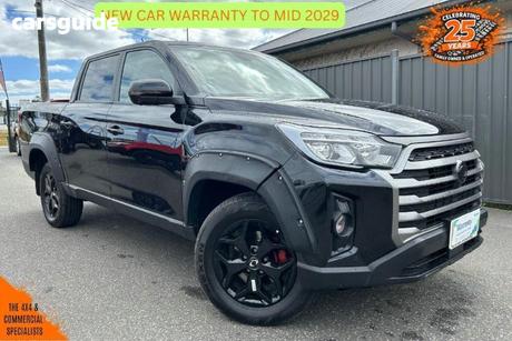 Black 2022 Ssangyong Musso Crew Cab Pickup Ultimate Lux