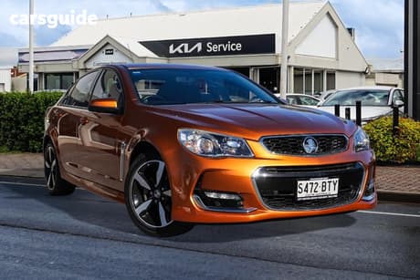 Orange 2017 Holden Commodore Sedan Sv6