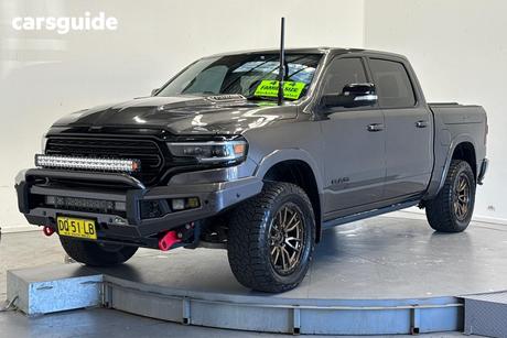 Grey 2022 RAM 1500 Crew Cab Utility Limited Rambox (Hybrid)