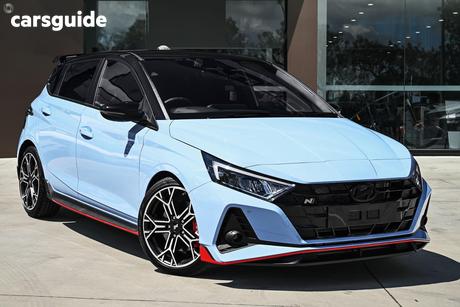 Blue 2025 Hyundai I20 Hatchback N