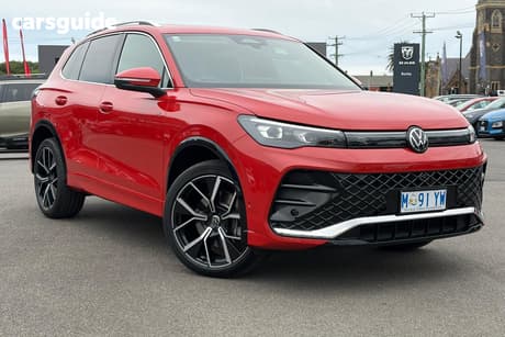 Red 2024 Volkswagen Tiguan Wagon 195Tsi R-Line