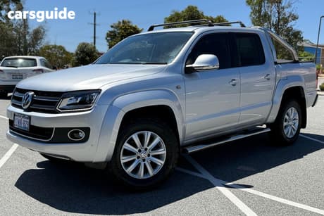 Silver 2016 Volkswagen Amarok Dual Cab Utility Tdi420 Highline (4X4)