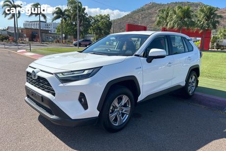 White 2023 Toyota RAV4 Wagon Gx (Awd) Hybrid