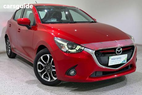 Red 2016 Mazda 2 Hatchback Genki