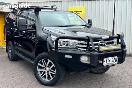 Black 2017 Toyota Hilux Dual Cab Utility Sr5 (4X4)