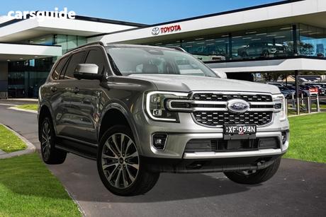 Silver 2024 Ford Everest Wagon Platinum (4Wd)